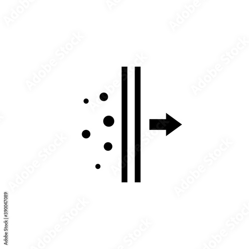 Air purifier. Vector icon