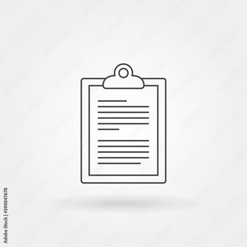clipboard single isolated icon with modern line or outline style clipboard single isolated icon with modern line or outline style