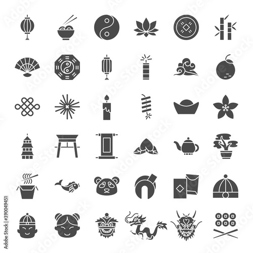 China Solid Web Icons