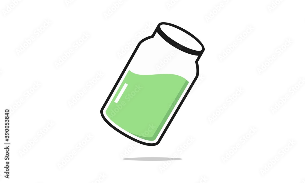 Drinking bottle illustration vector design Drinking bottle illustration vector design