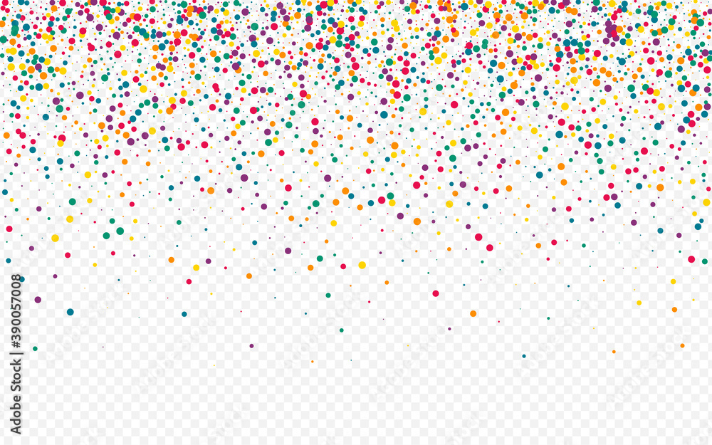 Fototapeta premium Rainbow Circle FallingFestive Transparent 
