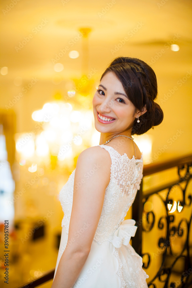Naklejka premium 新婦ポートレート