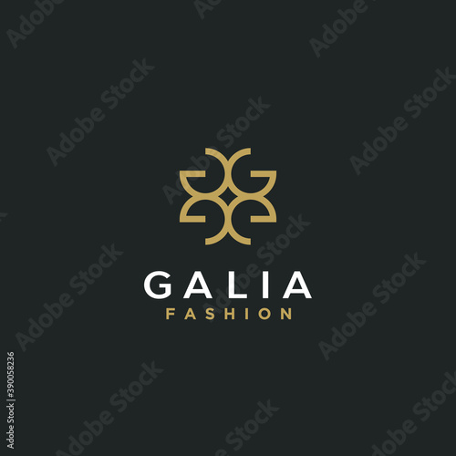 Creative Letter G For Fashion Logo Design Vector