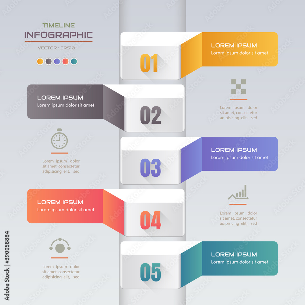 Infographics design template with icons, process diagram, vector eps10 illustration Infographics design template with icons, process diagram, vector eps10 illustration