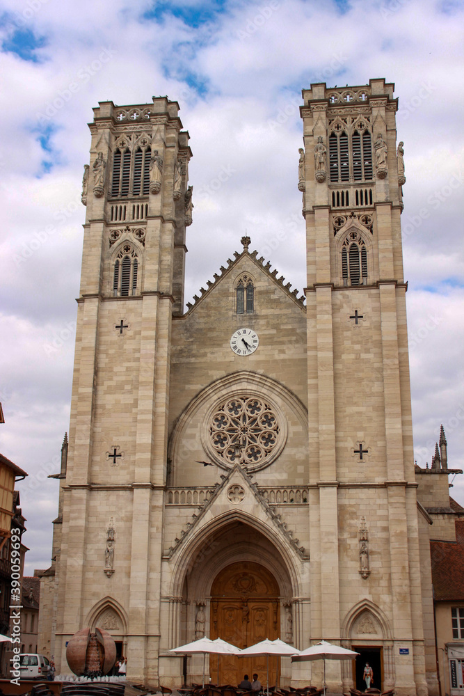 Cathedral of Saint Vincent, in the city of Chalon-sur-Saone, in France
