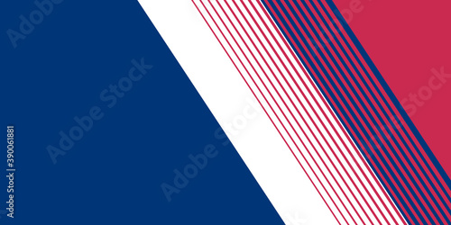 Blue white red US America abstract presentation background
