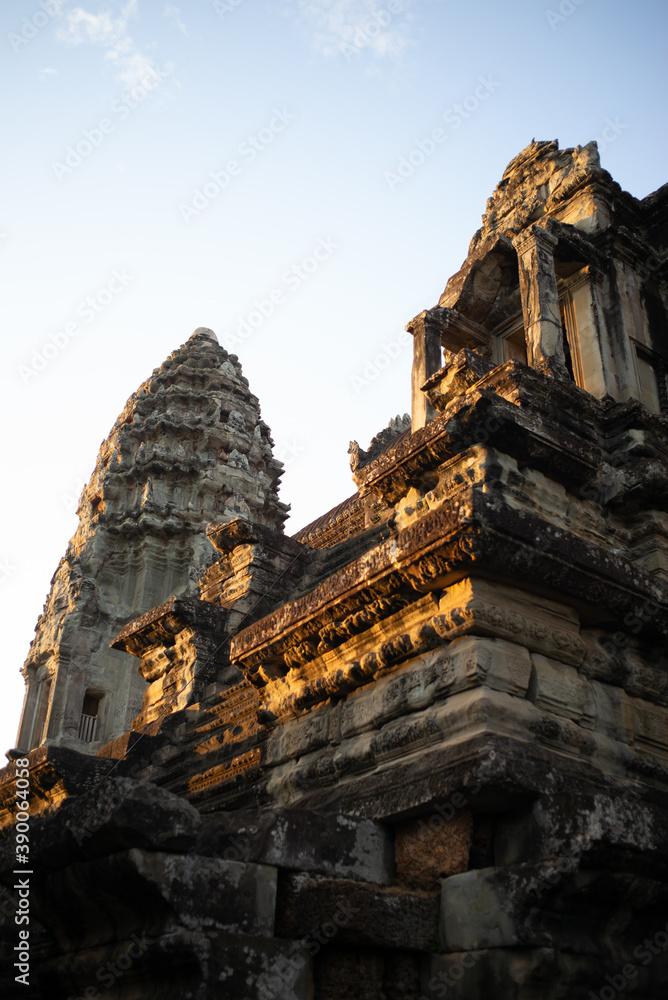 Naklejka premium Angkor Wat Temple in the Ancient city of Angkor Thom, Siem Reap, Cambodia 