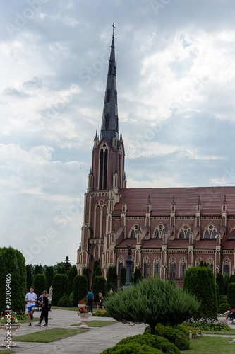 Gervyaty, Grodno region / Belarus - 06/07/2020: Church of the Holy Trinity photo