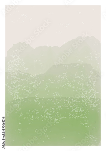 Trendy abstract creative minimalist artistic hand painted composition