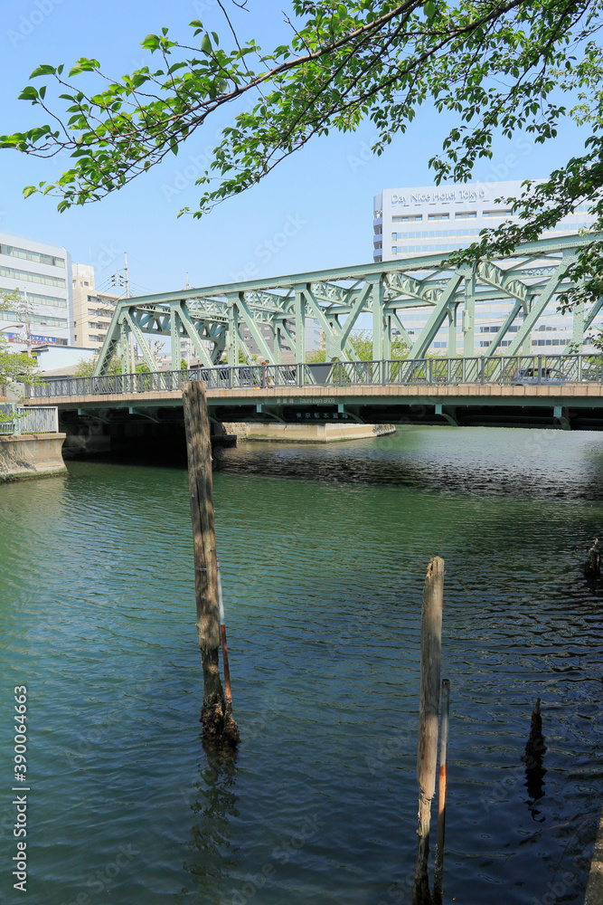 Fototapeta premium 大横川 東富橋