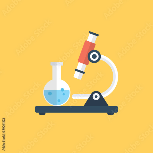 
Laboratory apparatus symbolic of medical research
