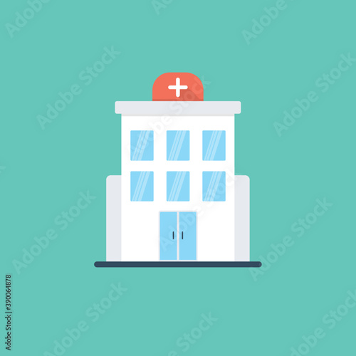 
An architectural design of a hospital building
