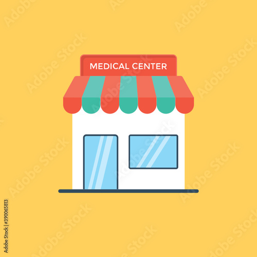 
A small building designed as dispensary

