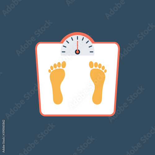 
A weighing scale to measure weight
