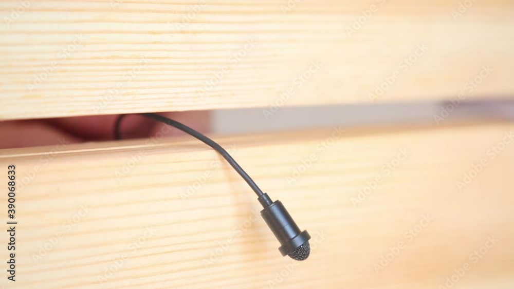 Hidden Interview Mic Installing a secret microphone for surveillance and espionage. Secret ...