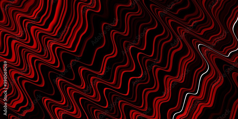 Dark Red vector background with bent lines. Dark Red vector background with bent lines.