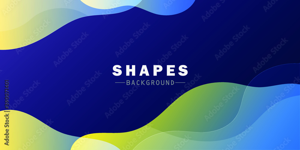 Abstract background with gradient shapes Abstract background with gradient shapes