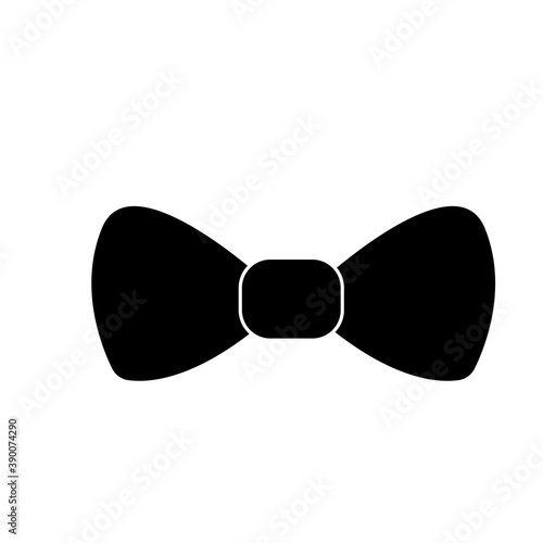bowtie or bow icon image illustration design black and white