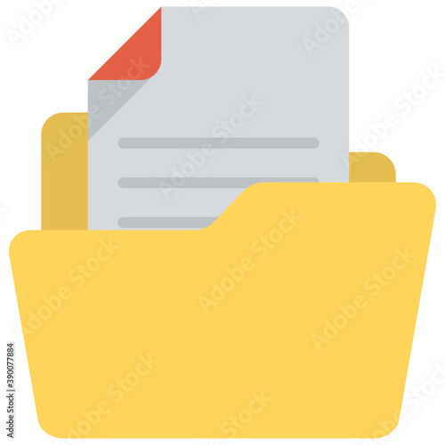 
Computer folders to organize files and data
