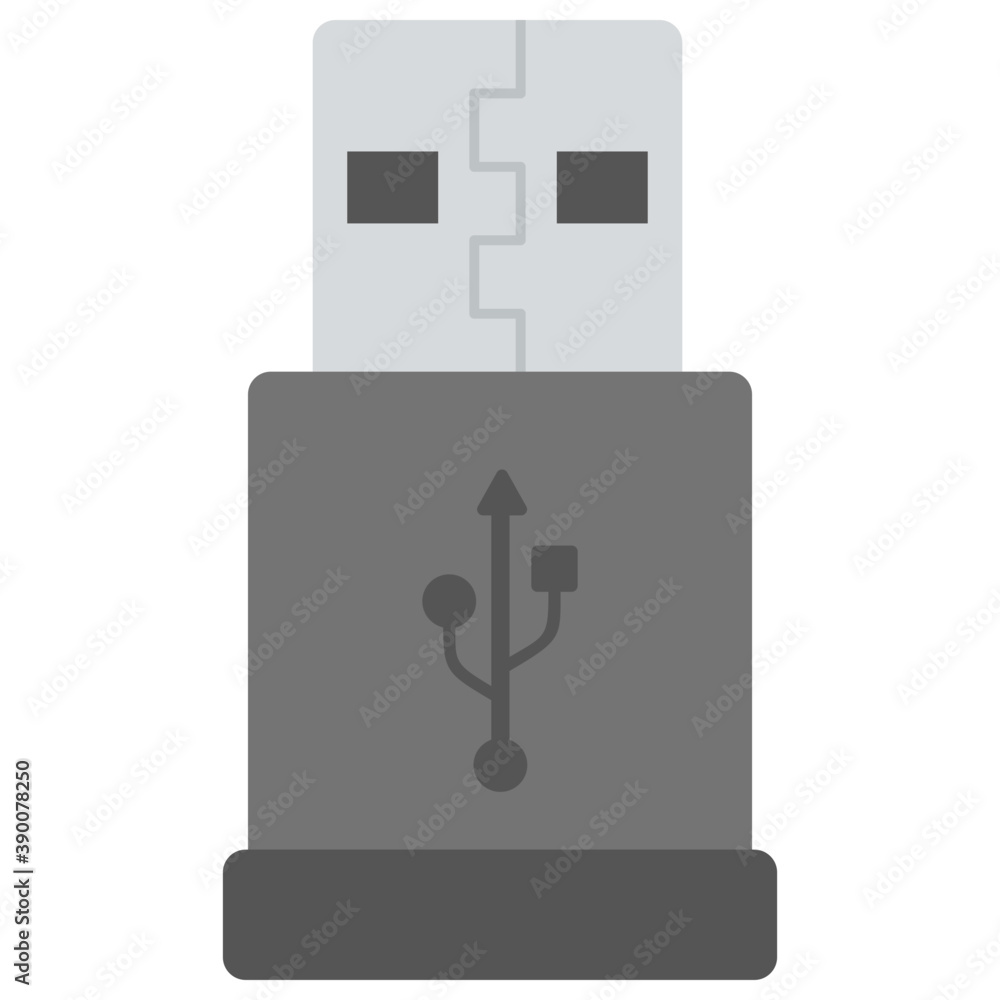 Fototapeta premium Flash drive used to keep data, a memory stick 