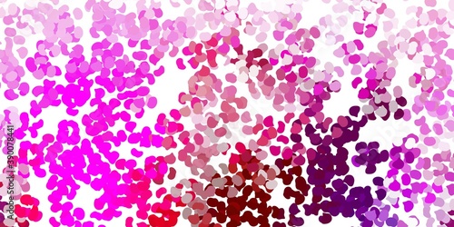 Light pink vector texture with memphis shapes. © Guskova