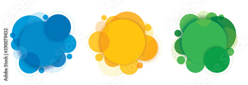 modern colorful gradient trendy template background vector illustration EPS10