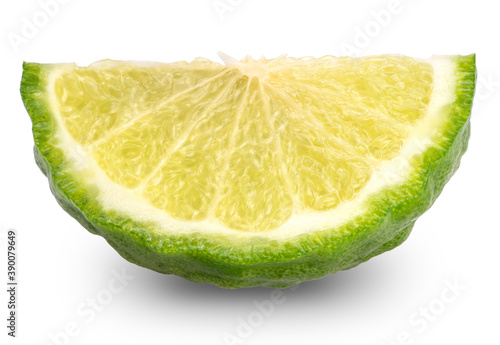 Fresh Bergamot fruit isolated on white background, Bergamot isolated on white background With clipping path.