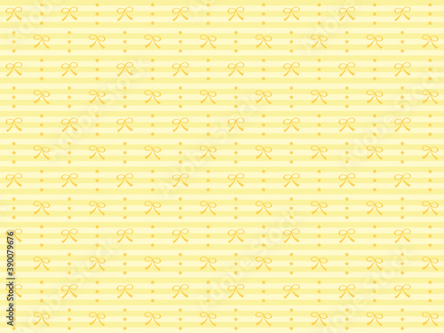 Seamless pattern of  hand drawn ribbon. Vector illustration.