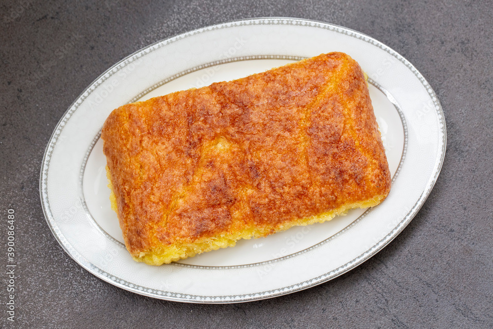 Turkish Dessert Baked Cheese halva / Peynir Helvasi