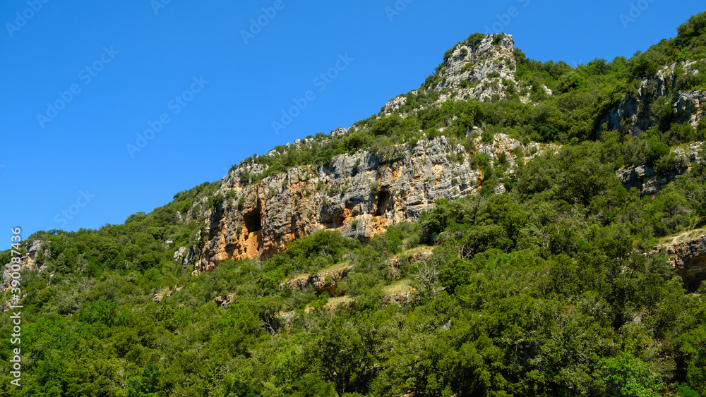 View on a hill in Provence View on a hill in Provence