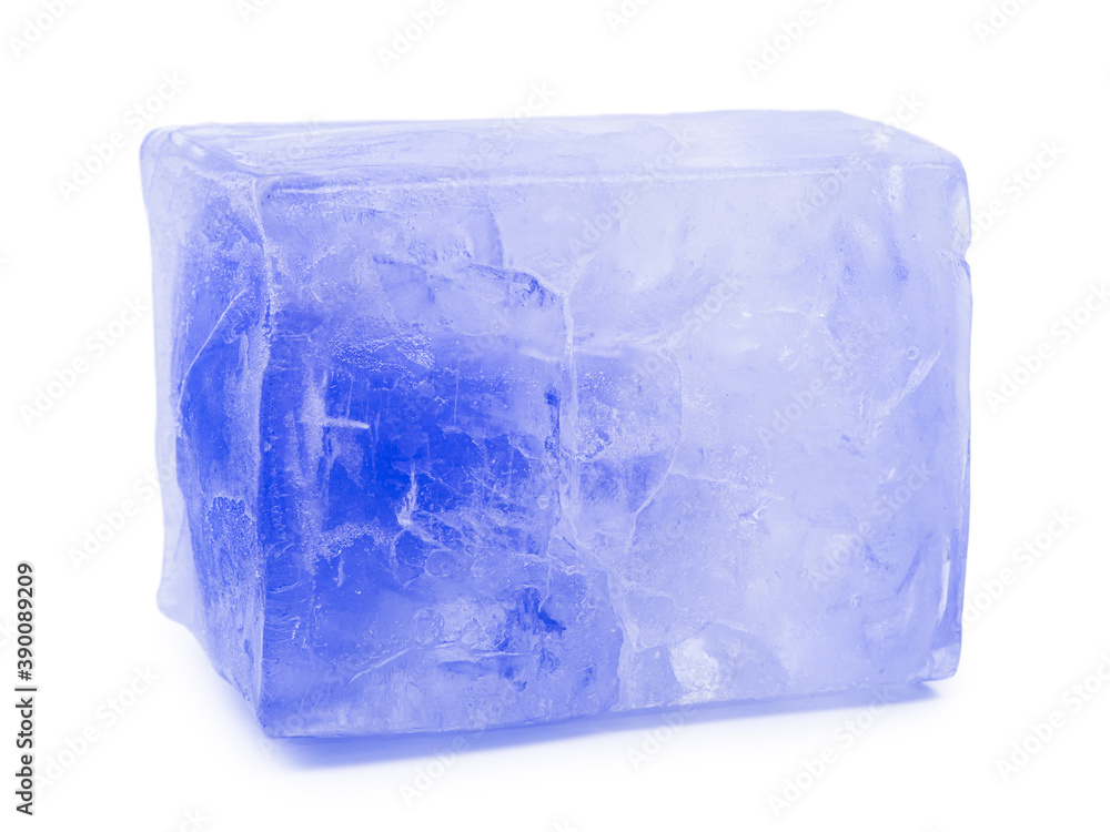 Blue ice cube block Blue ice cube block