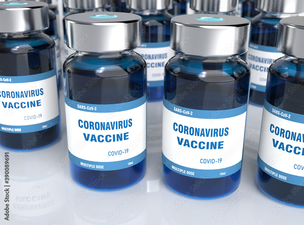 Coronavirus Vaccine injection vials medicine drug bottles Covid-19 2019-ncov Sars-cov-2 Vaccination, immunization, treatment to cure Covid 19 Corona Virus infection Coronavirus Vaccine injection vials medicine drug bottles Covid-19 2019-ncov Sars-cov-2 Vaccination, immunization, treatment to cure Covid 19 Corona Virus infection