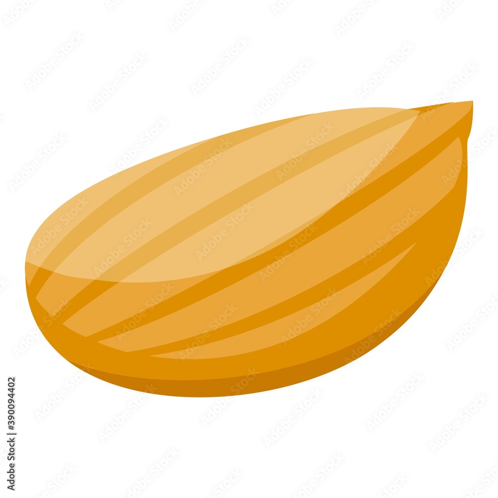 Bio sunflower seed icon. Isometric of bio sunflower seed vector icon for web design isolated on white background Bio sunflower seed icon. Isometric of bio sunflower seed vector icon for web design isolated on white background