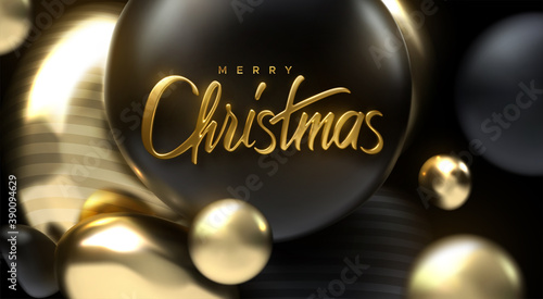 Merry Christmas. Vector holiday illustration