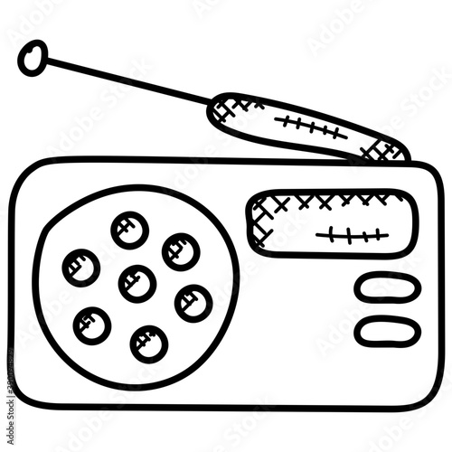 
Favorite genres and songs with this radio design icon 
