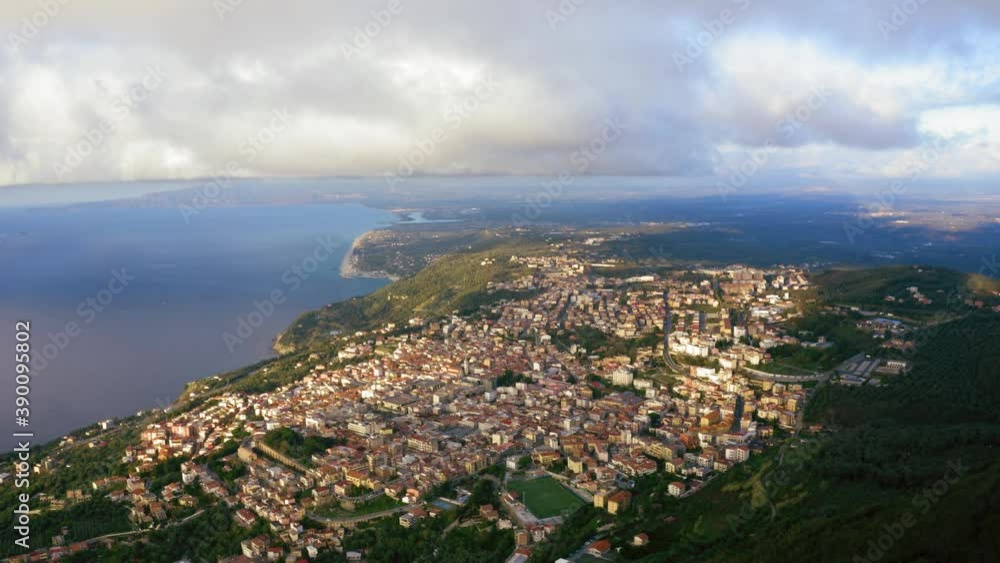 Vista aerea Città di Palmi. Calabria, Italia Vista aerea Città di Palmi. Calabria, Italia