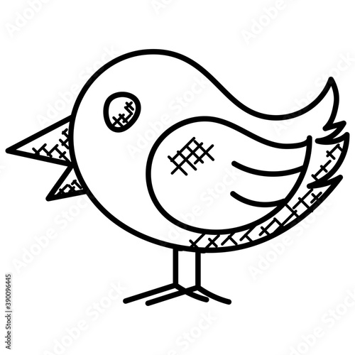 
Tweets bird. This bird is the symbol of an online news and social media networking service
