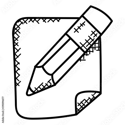 
Communication by hand written letter, correspondence 
