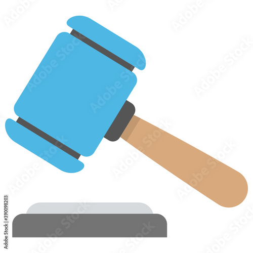 
A gavel symbolic of mallet
