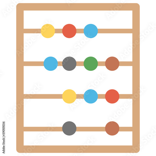 
A calculating, mathematical frame, abacus 
