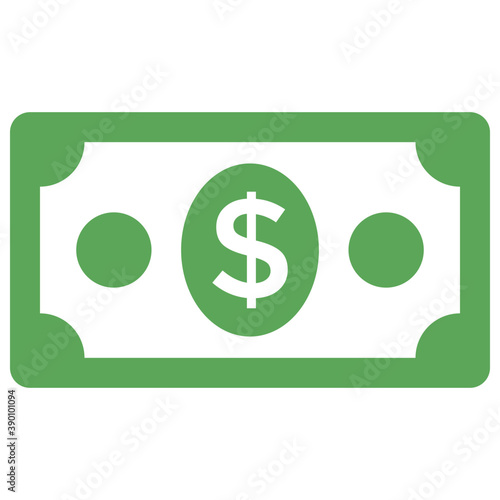 
A piece of paper money, banknote
