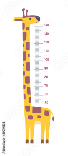 Giraffe meter wall or height chart or wall sticker