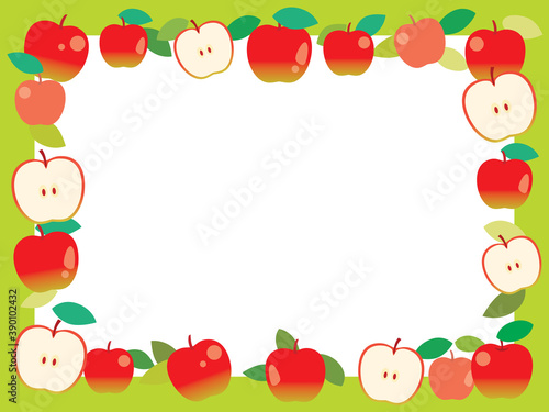 赤いリンゴのフレーム