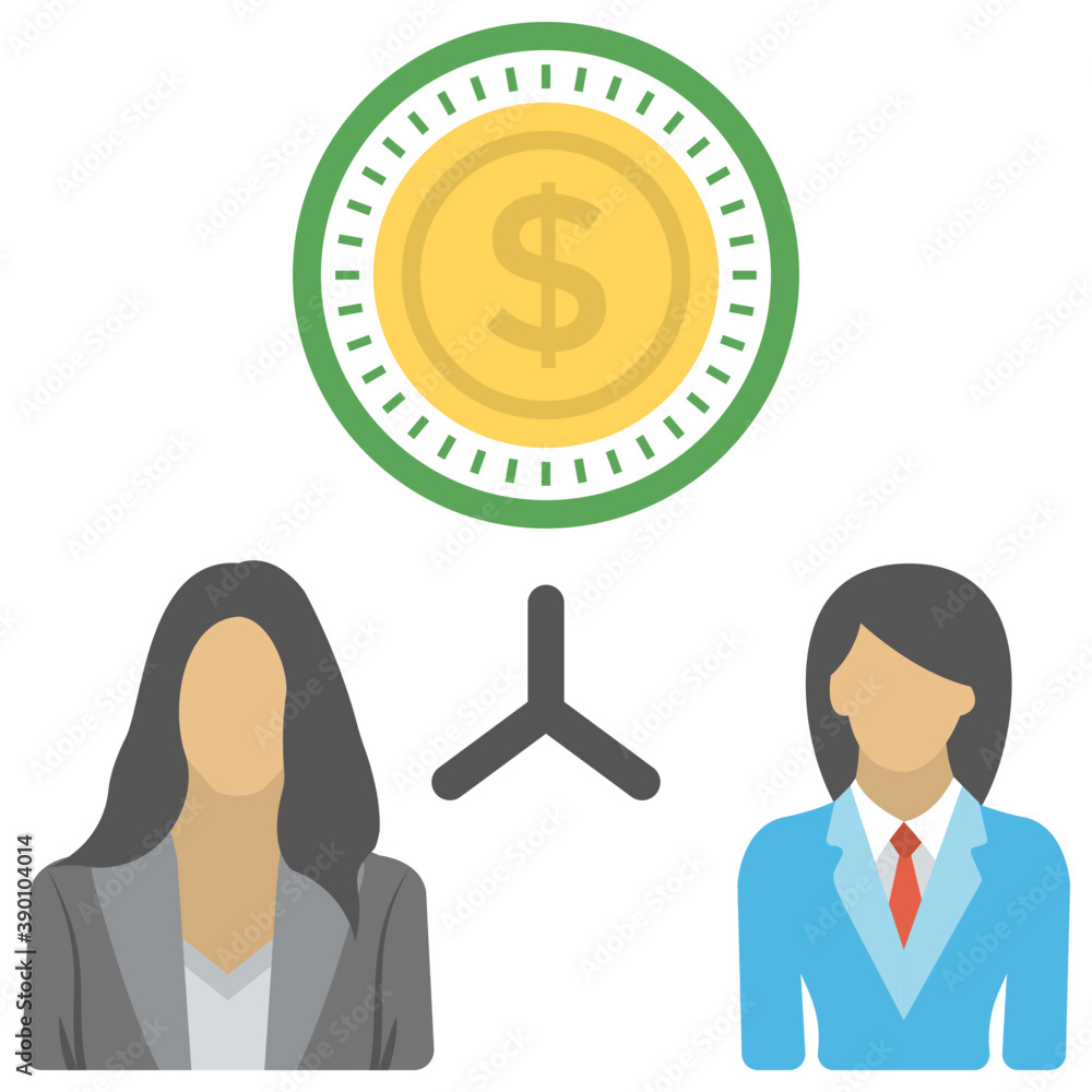 
Two people with arrows representing communication
