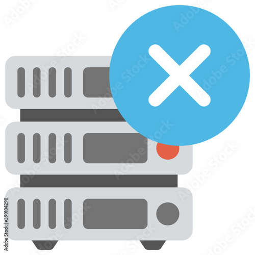 
A graphic image of set of organized data, network server 
