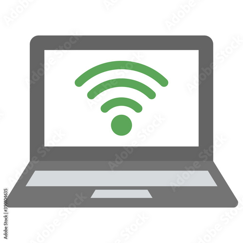  Laptop connecting to a wifi network 