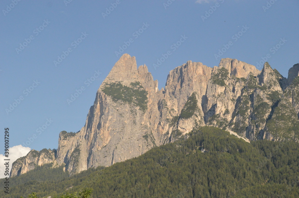 Hiking in the Alpi di Siusi / Seiser Alm mountains of Northern Italy's Dolomites Hiking in the Alpi di Siusi / Seiser Alm mountains of Northern Italy's Dolomites