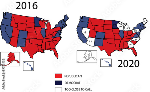2020 Electoral Map of United States