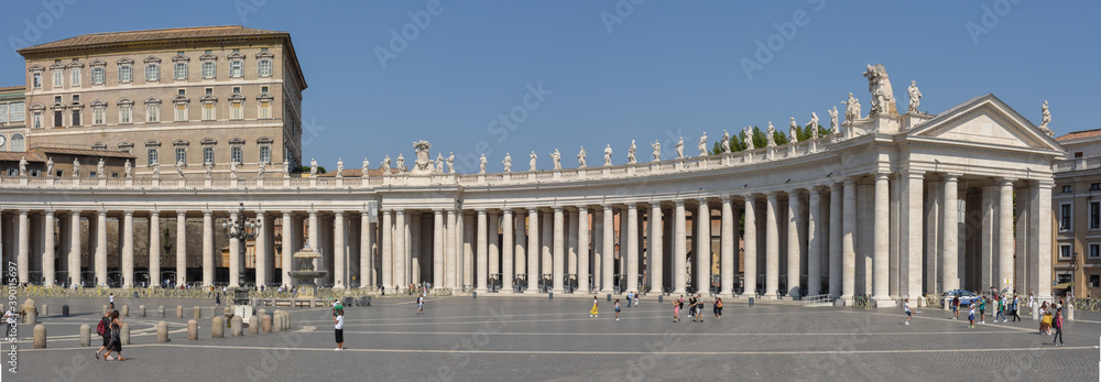 Tourists visiting Vatican city