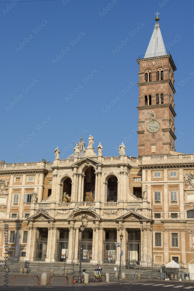 Cathedral of Santa Maria Maggiore in Rome on Italy